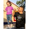 imageKing ampamp Princess Dad and Daughter Matching Shirts Gifts for Dads Fathers Day Daddy ampamp Me Shirt SetDaddy Black  Daughter Wow Pink