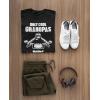 imageTeeStars  Only Cool Grandpas Ride Motorcycles  Gift for Biker Papa TShirtBlack