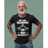 imageTeeStars  Only Cool Grandpas Ride Motorcycles  Gift for Biker Papa TShirtBlack