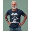 imageTeeStars  Only Cool Grandpas Ride Motorcycles  Gift for Biker Papa TShirtNavy