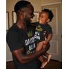 imageTstars Daddy of a Princess Daughter of a King Dad and Baby Matching Outfits Gifts for New Dads Fathers Day Shirts SetMan Black  Baby Black