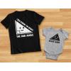 imageTstars Fathers Day Dad and Baby Shirts Funny Nerdy Mens Shirt Daddy and Son Matching Outfits Father and Son Set Math JokesGray Baby  Black Dad