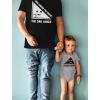 imageTstars Fathers Day Dad and Baby Shirts Funny Nerdy Mens Shirt Daddy and Son Matching Outfits Father and Son Set Math JokesGray Baby  Black Dad