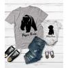 imageTstars Papa ampamp Baby Bear Dad and Son Daughter Matching Shirts Fathers Day New Dads Gift Father and Infant Shirt SetDad Gray  Baby GrayWhite