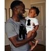 imageTstars Papa ampamp Baby Bear Dad and Son Daughter Matching Shirts Fathers Day New Dads Gift Father and Infant Shirt SetDad Gray  Baby GrayWhite