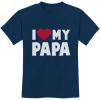 imageI Love My Daddy Shirt Gifts for Dad Papa Fathers Day Toddler Kids TShirtNavy
