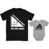imageTstars Fathers Day Dad and Baby Shirts Funny Nerdy Mens Shirt Daddy and Son Matching Outfits Father and Son Set Math JokesGray Baby  Black Dad