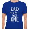 imageWild One Dad Shirt Safari Theme Family First Birthday Daddy Shirt for MenBlue