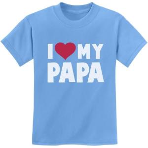imageI Love My Daddy Shirt Gifts for Dad Papa Fathers Day Toddler Kids TShirtCalifornia Blue