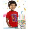 imageChase 3rd Birthday Boy Shirt Gifts for 3 Year Old Boys Third Bday Paw Patrol Party Toddler Kids TShirt3rd Birthday  Red