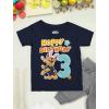 imageChase 3rd Birthday Boy Shirt Gifts for 3 Year Old Boys Third Bday Paw Patrol Party Toddler Kids TShirtEaster 3rd  Navy