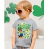 imageChase 3rd Birthday Boy Shirt Gifts for 3 Year Old Boys Third Bday Paw Patrol Party Toddler Kids TShirtSt Patrick 3rd  Gray