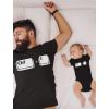 imageCtrl C Ctrl V Dad and Son Daughter Matching Shirts Copy Paste Fathers Day Dad Shirt and Baby Bodysuit SetDad Black  Baby Black
