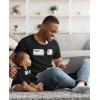imageCtrl C Ctrl V Dad and Son Daughter Matching Shirts Copy Paste Fathers Day Dad Shirt and Baby Bodysuit SetDad Black  Baby Black