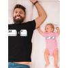 imageCtrl C Ctrl V Dad and Son Daughter Matching Shirts Copy Paste Fathers Day Dad Shirt and Baby Bodysuit SetDad Black  Baby Pink