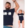 imageCtrl C Ctrl V Dad and Son Daughter Matching Shirts Copy Paste Fathers Day Dad Shirt and Baby Bodysuit SetDad Navy  Baby Navy