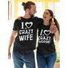 imageLove My Husband Wife Matching Shirts for Couples Him ampamp Her Gifts Couple OutfitsMan Black  Woman Black
