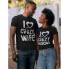 imageLove My Husband Wife Matching Shirts for Couples Him ampamp Her Gifts Couple OutfitsMan Black  Woman Black