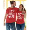 imageLove My Husband Wife Matching Shirts for Couples Him ampamp Her Gifts Couple OutfitsMan Red  Woman Red