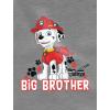 imageOfficial Paw Patrol Marshall Big Brother Toddler Kids TShirtGray