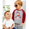 imagePaw Patrol Marshall Big Brother 34 Sleeve Baseball Jersey Toddler ShirtRed