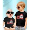 imagePaw Patrol Marshall Big Brother Little Brother Sibling Matching Shirts for BoysKids Black  Baby Black