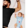imageTstars Best Dad Ever Baby Boy Girl Outfit Gifts for New Dads from Son Daughter Fathers Day Infant BodysuitAqua