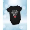 imageTstars Best Dad Ever Baby Boy Girl Outfit Gifts for New Dads from Son Daughter Fathers Day Infant BodysuitBlack