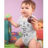 imageTstars Daddy Is My Hero Fathers Day Baby Boy Girl Outfit New Dad Gifts I Love Papa Infant BodysuitGray Stripes