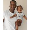 imageTstars Daddy Is My Hero Fathers Day Baby Boy Girl Outfit New Dad Gifts I Love Papa Infant BodysuitHero  Gray Stripes