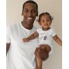 imageTstars Daddy Is My Hero Fathers Day Baby Boy Girl Outfit New Dad Gifts I Love Papa Infant BodysuitHero  White
