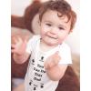 imageTstars Daddy Is My Hero Fathers Day Baby Boy Girl Outfit New Dad Gifts I Love Papa Infant BodysuitWhite