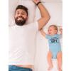 imageTstars Happy Fathers Day Daddy Baby for New First Infant BodysuitGift  Aqua