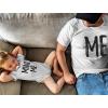 imageTstars Me ampamp Mini Me Fathers day Dad and Baby Matching Outfits Gifts for New Dads Daddy and Son Daughter Shirts SetDad White  Son White