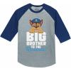 imageBig Brother Shirt for Toddler Chase Paw Patrol 34 Sleeve Baseball Jersey Toddler ShirtBlue