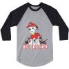 imagePaw Patrol Marshall Big Brother 34 Sleeve Baseball Jersey Toddler ShirtDark Gray