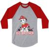 imagePaw Patrol Marshall Big Brother 34 Sleeve Baseball Jersey Toddler ShirtRed