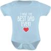 imageTstars Best Dad Ever Baby Boy Girl Outfit Gifts for New Dads from Son Daughter Fathers Day Infant BodysuitAqua
