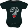imageTstars Best Dad Ever Baby Boy Girl Outfit Gifts for New Dads from Son Daughter Fathers Day Infant BodysuitBlack