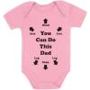 imageTstars Daddy Is My Hero Fathers Day Baby Boy Girl Outfit New Dad Gifts I Love Papa Infant BodysuitPink