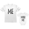 imageTstars Me ampamp Mini Me Fathers day Dad and Baby Matching Outfits Gifts for New Dads Daddy and Son Daughter Shirts SetDad White  Son White