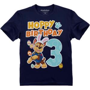 imageChase 3rd Birthday Boy Shirt Gifts for 3 Year Old Boys Third Bday Paw Patrol Party Toddler Kids TShirtEaster 3rd  Navy