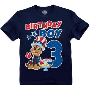 imageChase 3rd Birthday Boy Shirt Gifts for 3 Year Old Boys Third Bday Paw Patrol Party Toddler Kids TShirtUsa 3rd  Navy