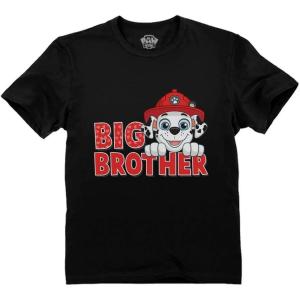 imagePaw Patrol Marshall Big Brother Shirt Boys Big Bro Outfit Toddler Kids TShirtBlack