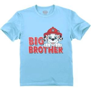 imagePaw Patrol Marshall Big Brother Shirt Boys Big Bro Outfit Toddler Kids TShirtCalifornia Blue