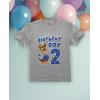 imageChase Birthday Boy 2 Shirt Gifts for Two Years Old Boys Second Bday Party Paw Patrol Toddler Kids TShirt2nd Birthday  Gray