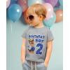 imageChase Birthday Boy 2 Shirt Gifts for Two Years Old Boys Second Bday Party Paw Patrol Toddler Kids TShirt2nd Birthday  Gray