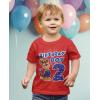 imageChase Birthday Boy 2 Shirt Gifts for Two Years Old Boys Second Bday Party Paw Patrol Toddler Kids TShirt2nd Birthday  Red