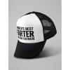 imageFunny Dad Hat for Men Gifts for Papa Grandpa Dads Fathers Day Funny Mens Trucker Mesh Snapback Baseball Cap One Size BlackWhite
