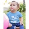 imageIm Two Lets Party 2nd Birthday Shirt Gifts for 2 Year Old Boy Girl Toddler Kids TShirtCalifornia Blue